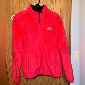 Northface fuzzy fleece, size XL/TG, pink
